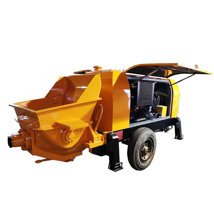 斜式泵小型混凝土输送泵 墨诚建筑工地 混凝土机械 混凝土输送泵4