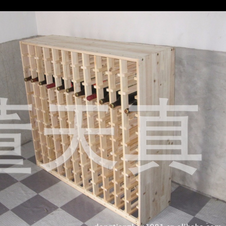 实木红酒架 木制展示欧式 尺寸可定做 酒窖设计 白葡萄酒货架2