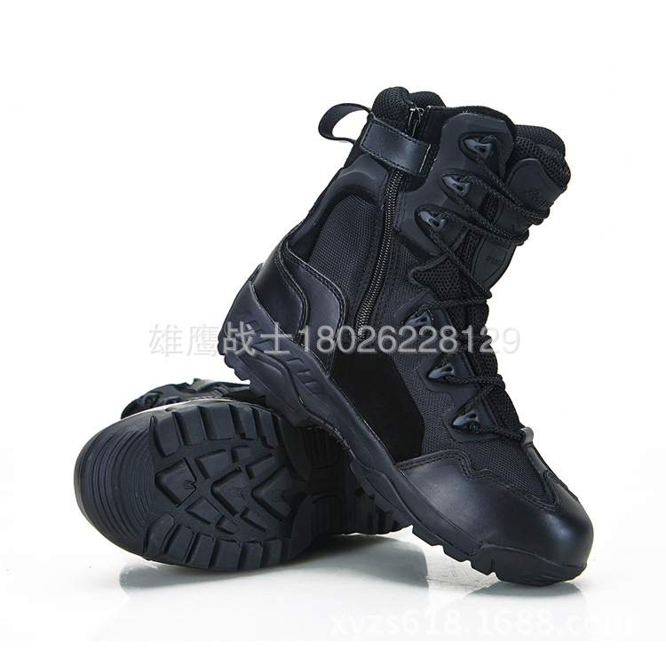 沙漠靴男透气新款拉链军靴工厂价格广州特种战术靴沙漠靴男 军靴、战术靴2