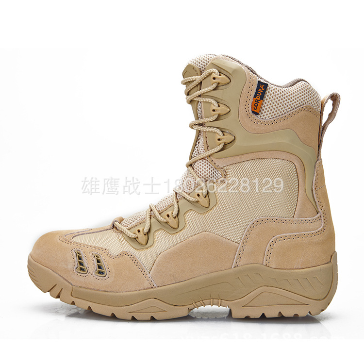 沙漠靴男透气新款拉链军靴工厂价格广州特种战术靴沙漠靴男 军靴、战术靴5
