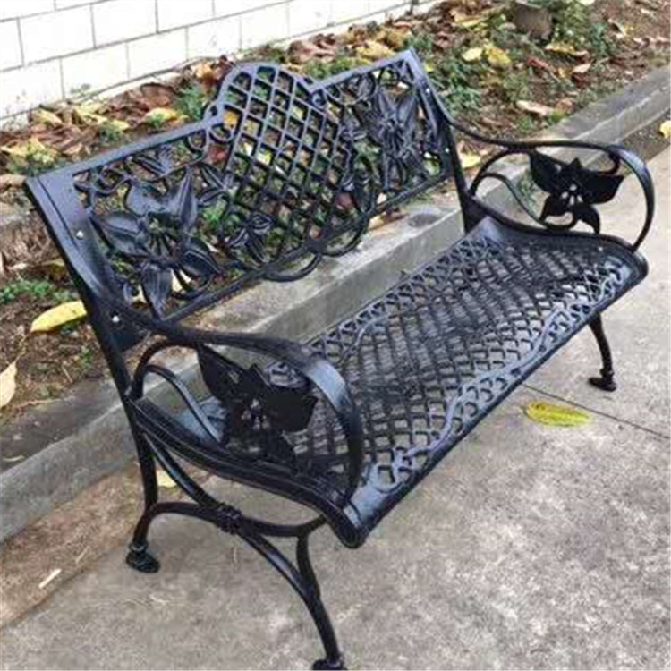 户外公园椅价格 户外实木桌椅 双琪 不锈钢公园椅 户外休闲实木长椅2