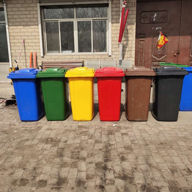 环卫垃圾桶 可回收物铁质垃圾桶 脚踏垃圾桶 户外铁皮垃圾桶 双琪5