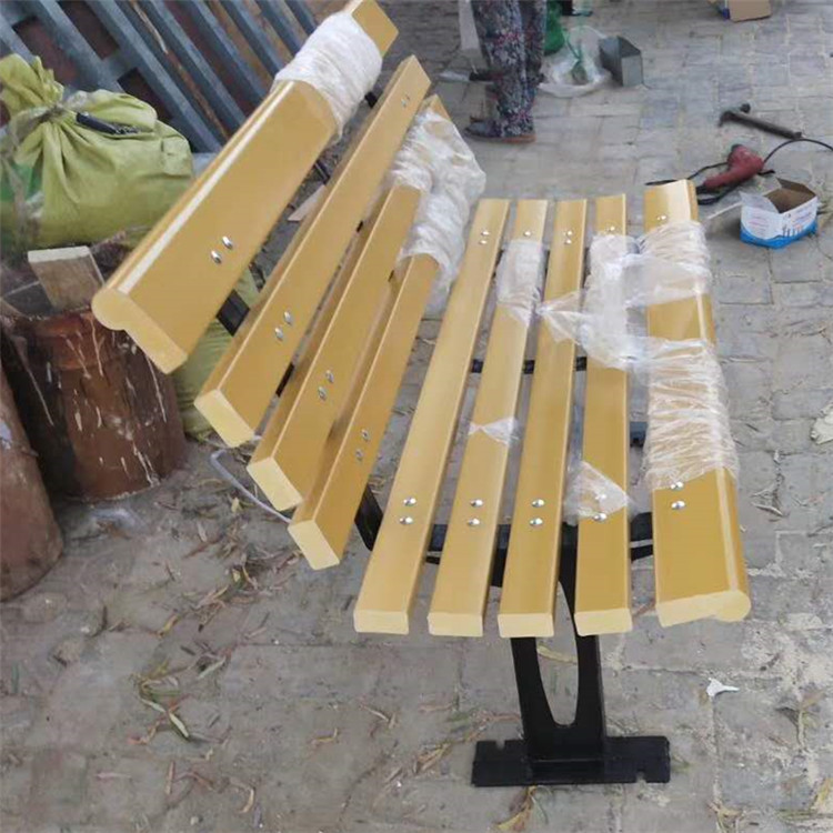 铸铝 双琪 户外实木桌椅 户外铸铁椅价格 公园坐椅厂家 碳纤维公园椅5
