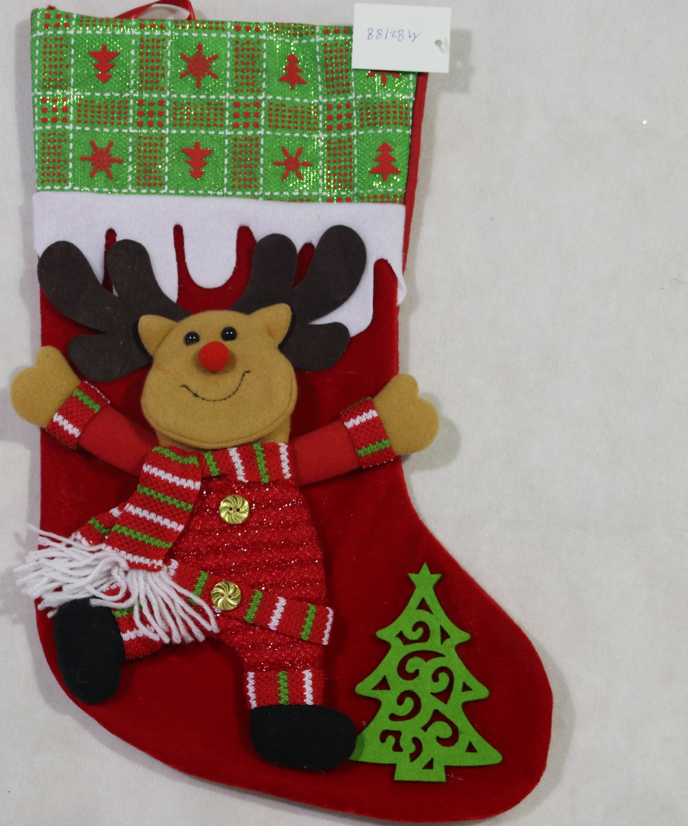 义乌厂家圣诞袜道具袜子批发质优价廉 礼品包装