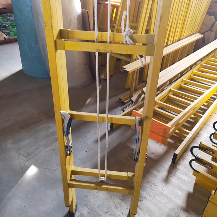 英威 玻璃钢挂梯 JYT升降绝缘检修电工梯 玻璃纤维单直梯2