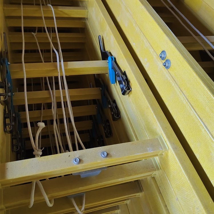 英威 玻璃钢挂梯 JYT升降绝缘检修电工梯 玻璃纤维单直梯