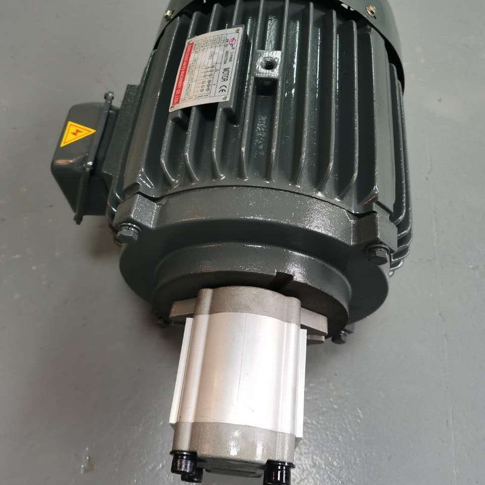 JIN 变量叶片泵VP20配 立式油泵电机 台湾油压电机 FU