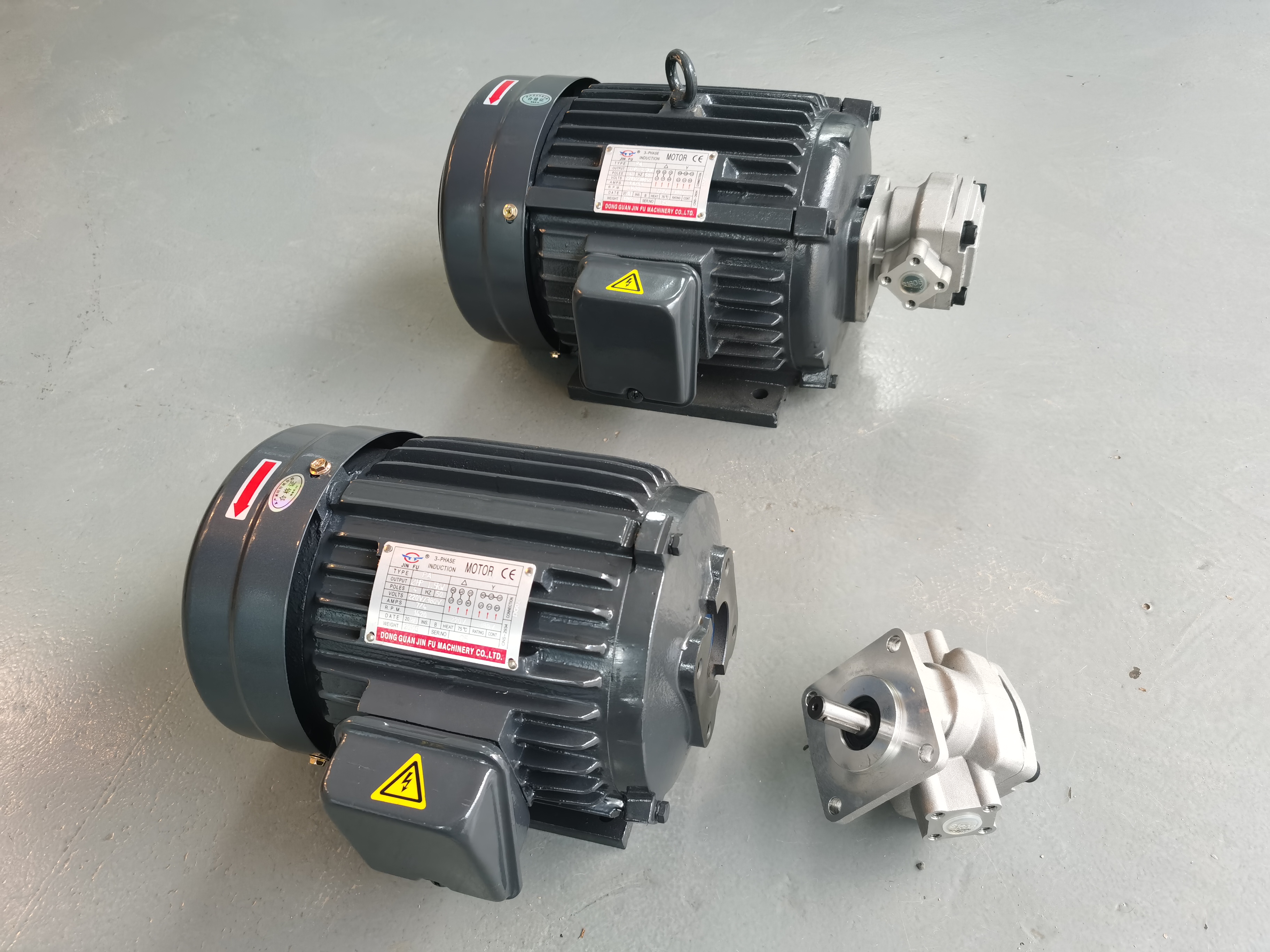 高压齿轮泵组 机械设备用电动机 熔喷布液压系统油泵电机2HP-GPY1