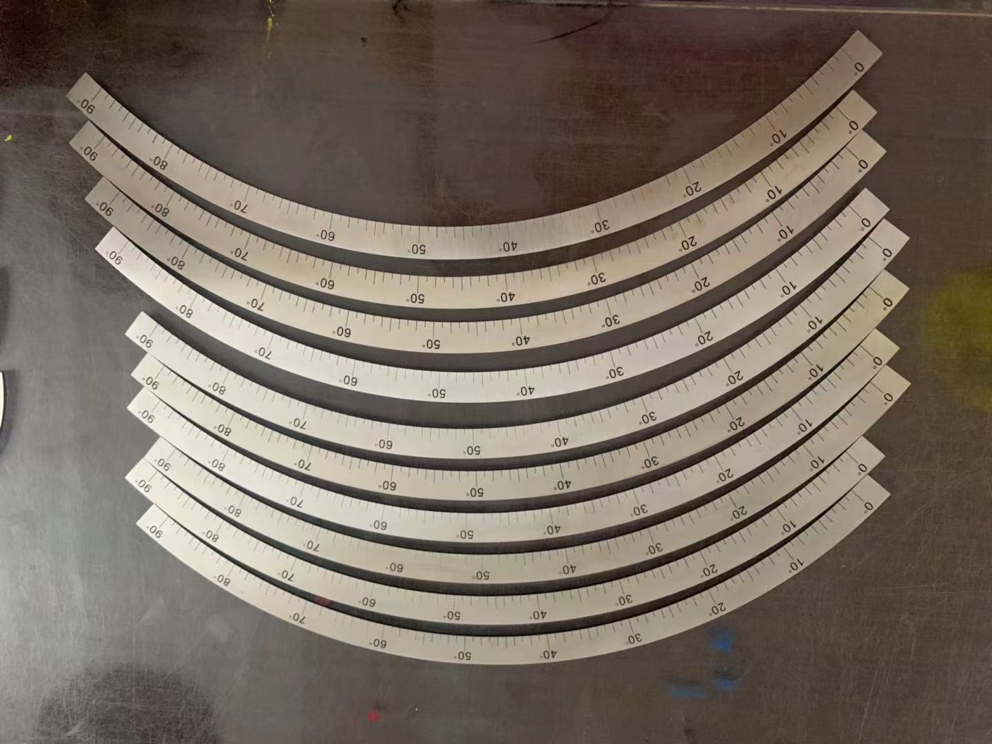 定位孔铝刻度盘 其他量具 河北茂美厂家 定做刻度盘角度测量尺3