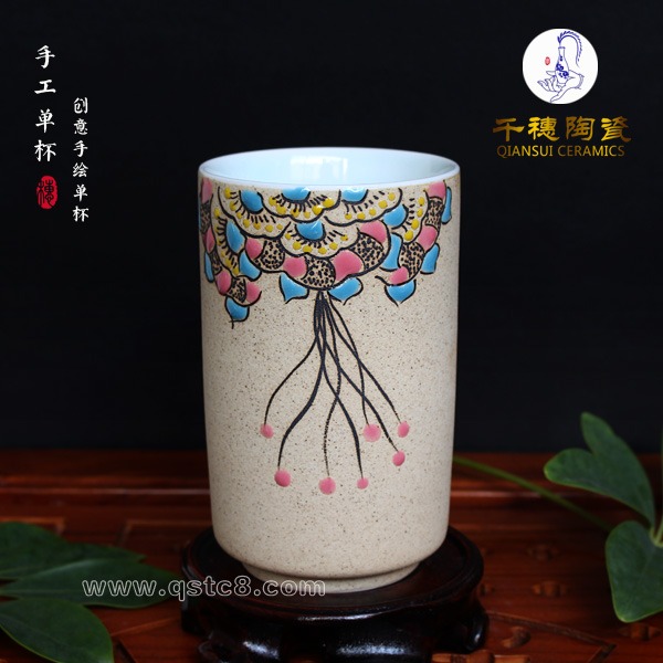 手绘玲珑茶杯生产厂家 陶瓷工艺品 手绘玲珑茶杯生产工艺