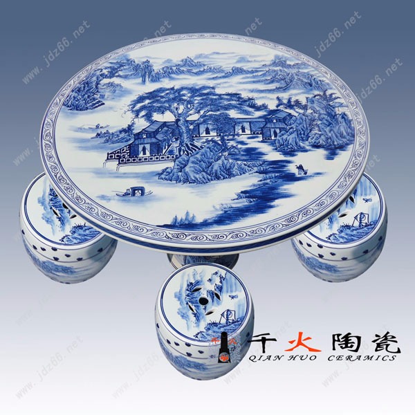陶瓷桌面定制厂家 其他居家日用 青花瓷桌面价格 景德镇唐龙陶瓷4