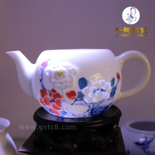 货源 陶瓷礼品茶具生产工艺 茶具套装 礼品茶具厂家2