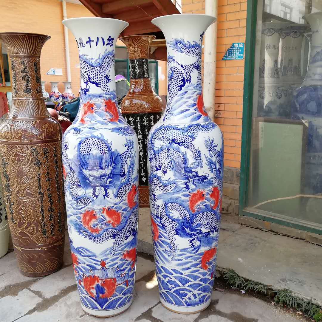 景德镇陶瓷花瓶摆件 陶瓷工艺花瓶摆件 陶瓷工艺品1