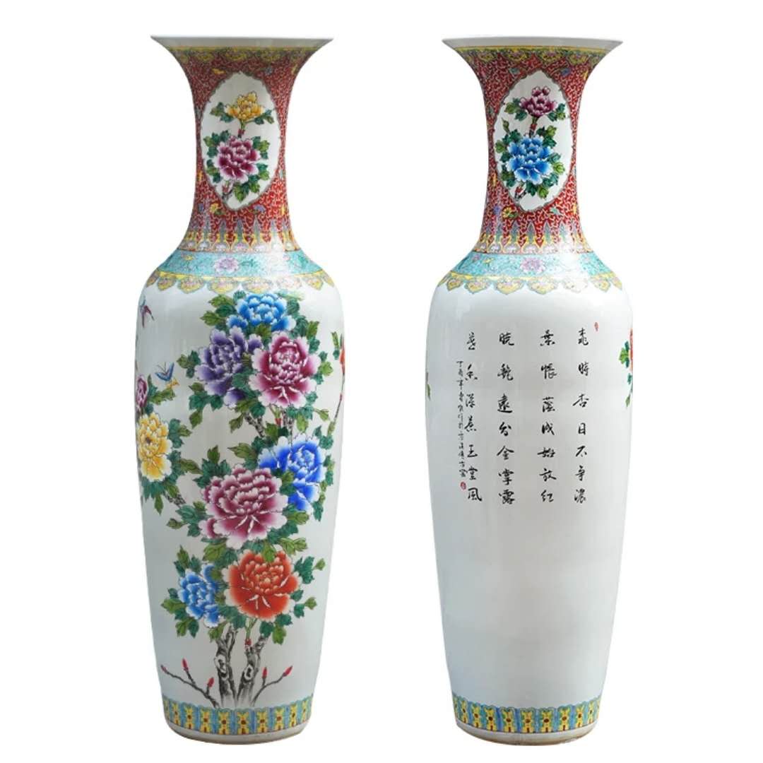 景德镇陶瓷花瓶摆件 陶瓷工艺花瓶摆件 陶瓷工艺品3