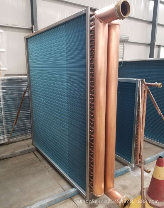 专业设计制造空调系统加热器 铜管壁厚0.75 热水盘管 质保2年