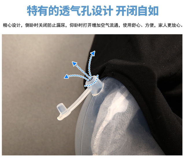 棉质尿失禁内裤 厂家推荐老人尿失禁内裤 可行动使用接尿器2
