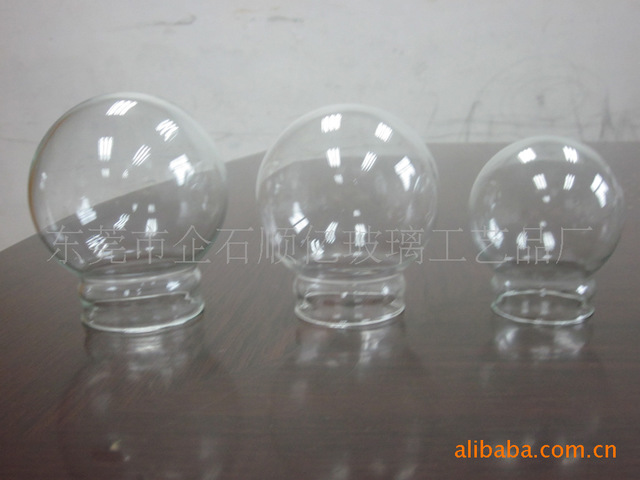 水球玻璃罩 120mm玻璃球 蘑菇玻璃球 顺亿玻璃 厂家直销