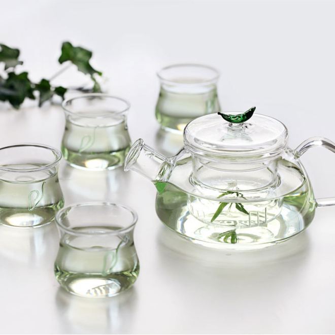 玻璃工艺品 领峰供应玻璃泡茶茶具2