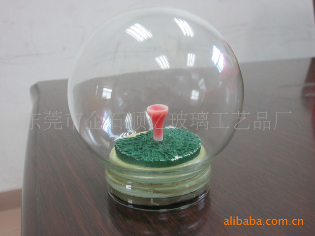 水球玻璃罩 120mm玻璃球 蘑菇玻璃球 顺亿玻璃 厂家直销1