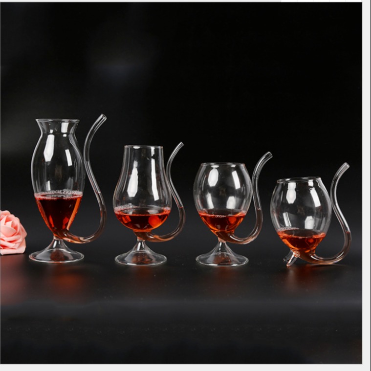 玻璃杯 厂家直销各种创意高硼硅玻璃吸血鬼杯 红酒杯系列