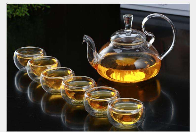玻璃工艺品 领峰供应玻璃泡茶茶具1