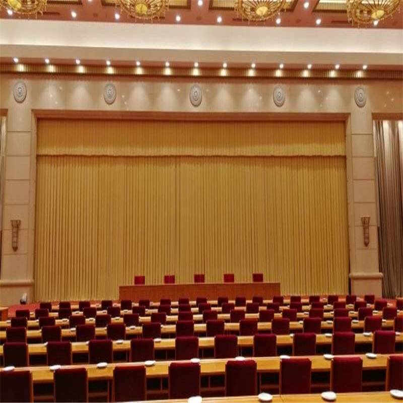 北京舞台幕布生产设计定做绒布电动舞台幕布B1级阻燃标准