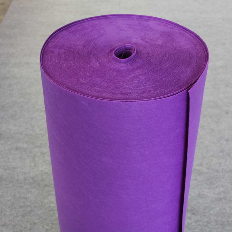 厂家直销紫色地毯婚庆展会开业地毯浪漫紫红色一次性地毯婚庆地毯5