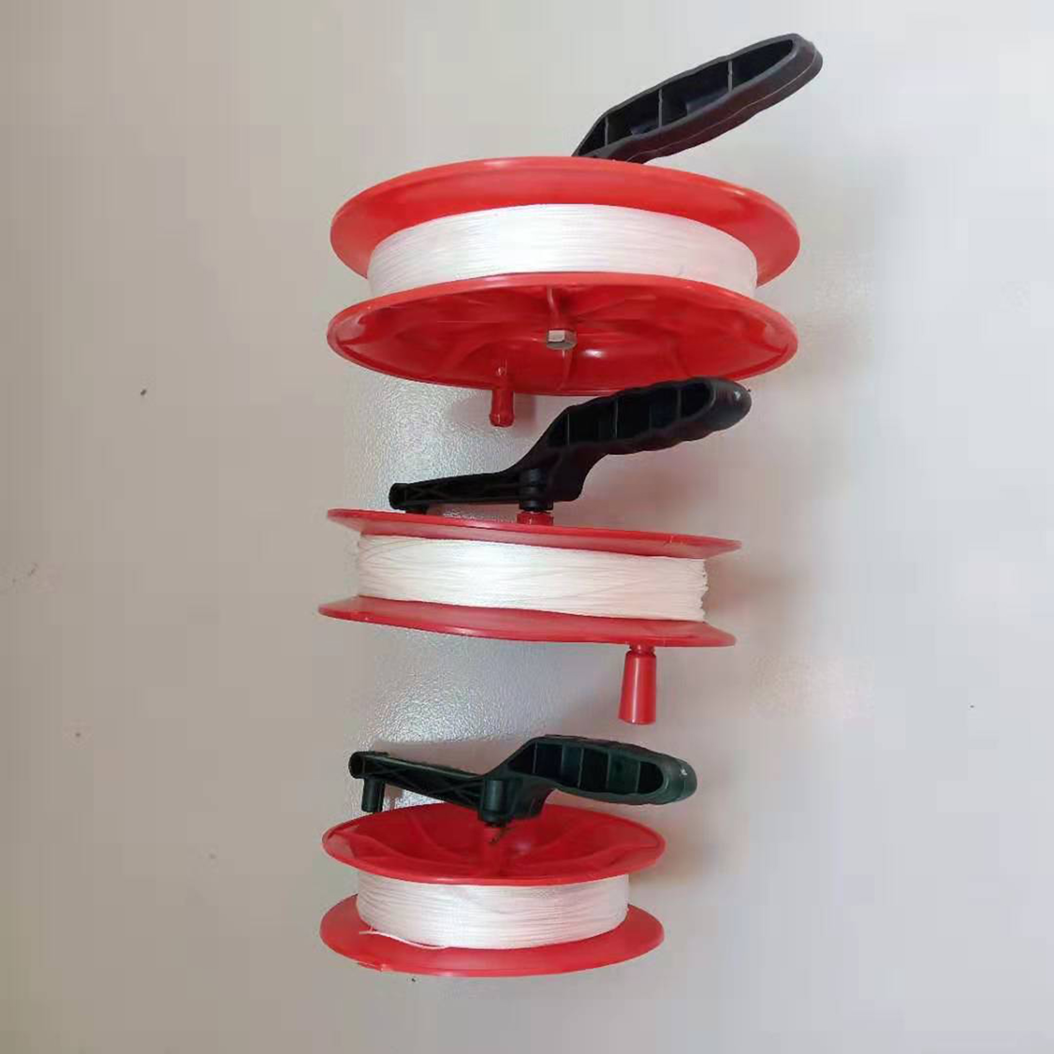 风筝放飞器材 多规格尺寸线板红轮 新款带线手握蓝轮 厂家直销零售 潍坊风筝5