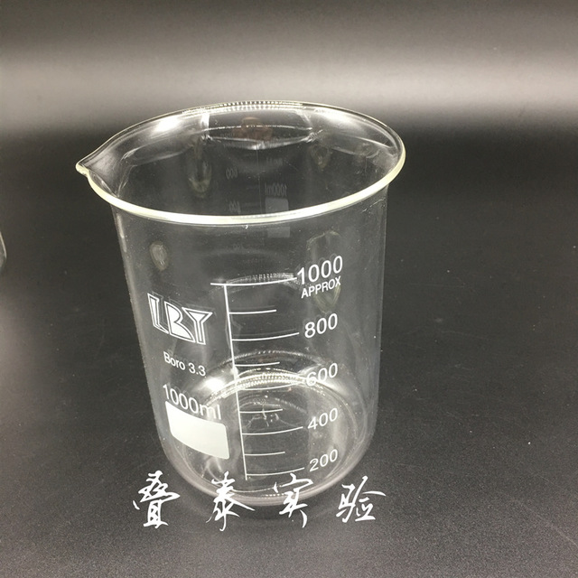 量杯 实验室烧杯 玻璃烧杯 叠泰耐高温玻璃烧杯 烧杯、烧瓶