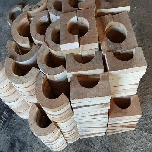 橡塑管托防腐蚀性能 兴硕空调木托 防腐管道木托 其他建筑、建材类管材7