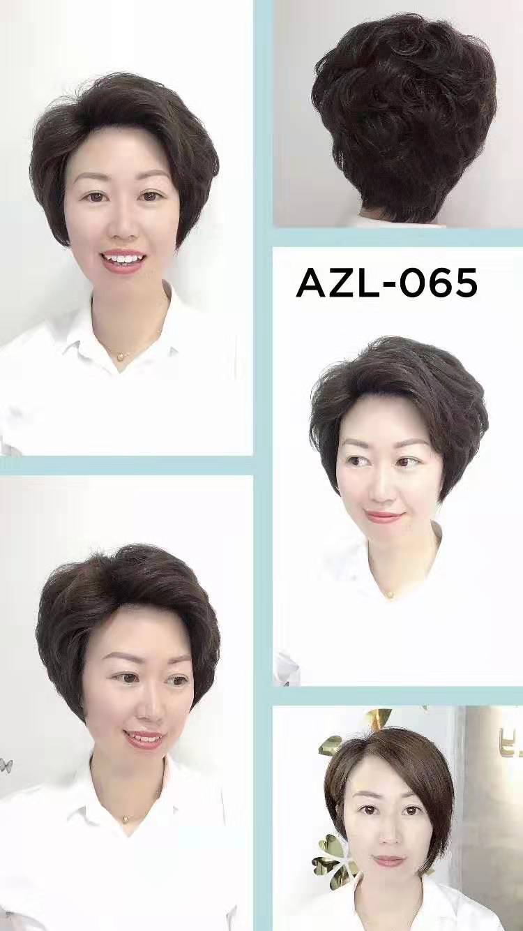 上海专业假发修剪 真发假发 真人发假发女士短发中长发发型2