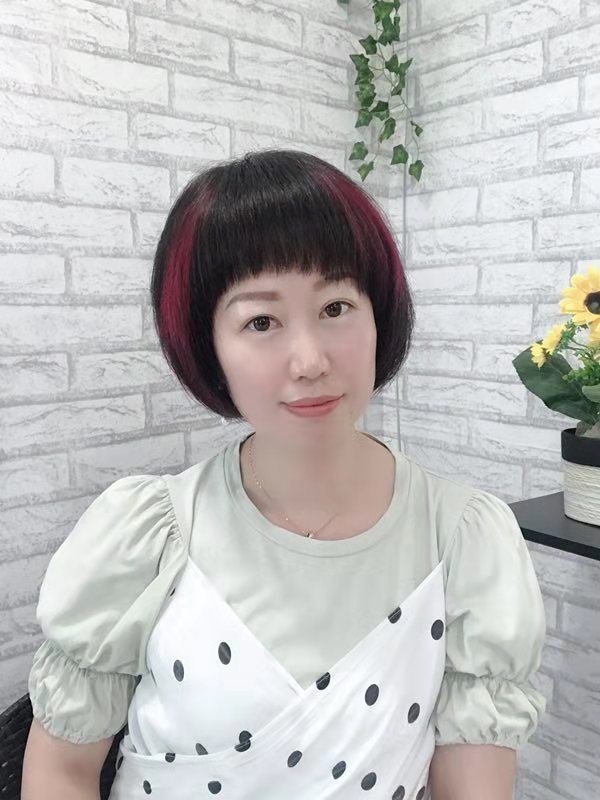 上海艾哲丽假发 假发 专业修剪假发 男士 织发等 女生补发4