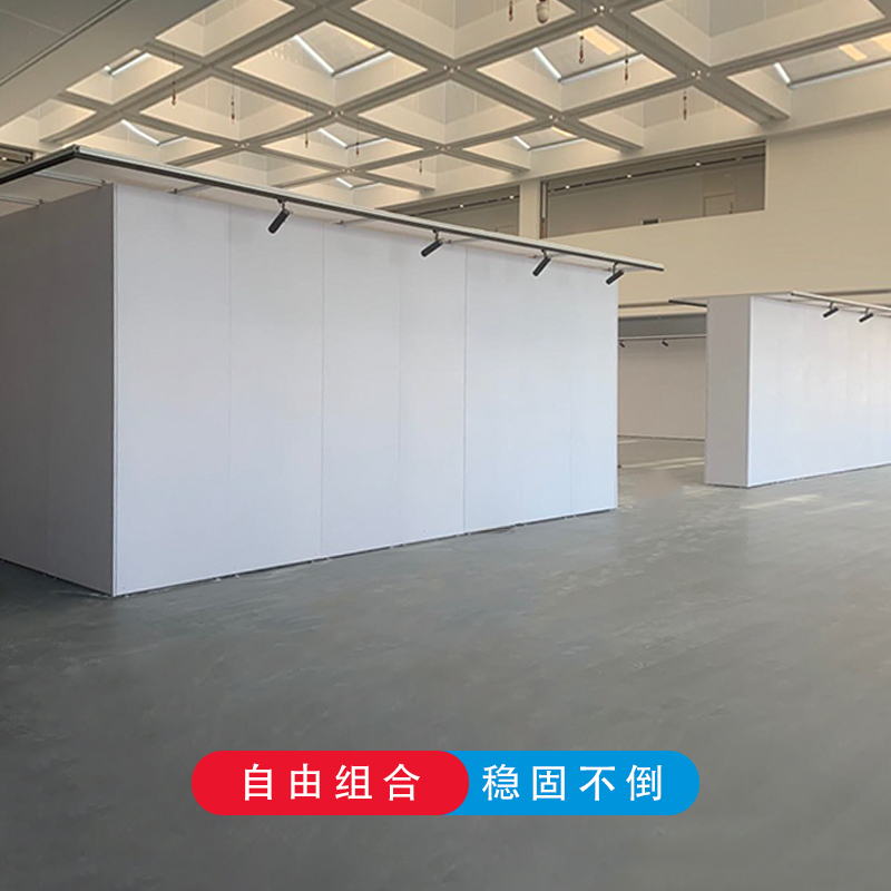江苏先峰无缝书画展板学校美术作品画宣传屏风移动板书画展示架折叠展板5