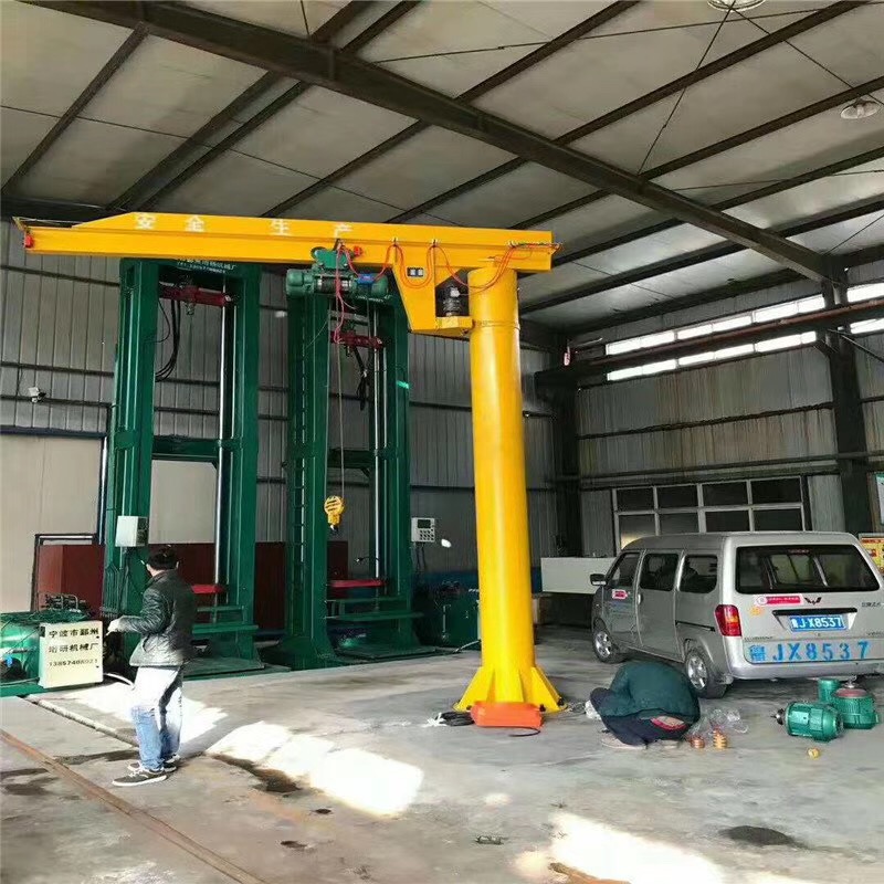 BZD2吨单臂吊 山东悬臂吊厂家 定柱式起重机 适用于机加工及轻型物品搬运 可加工定制6