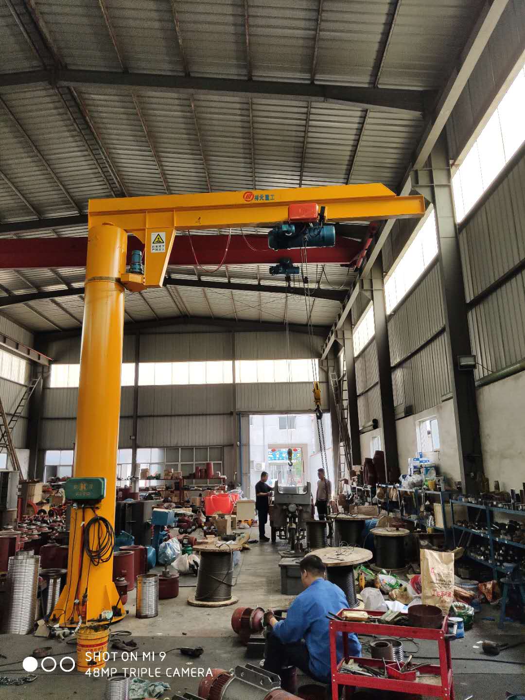 BZD2吨单臂吊 山东悬臂吊厂家 定柱式起重机 适用于机加工及轻型物品搬运 可加工定制9