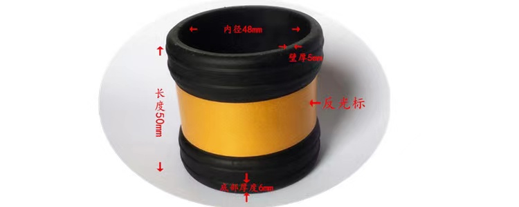 架子管橡胶反光垫 通达橡塑产销 电厂48mm架子管橡胶反光保护套 胶管总成 反光橡胶保护套6