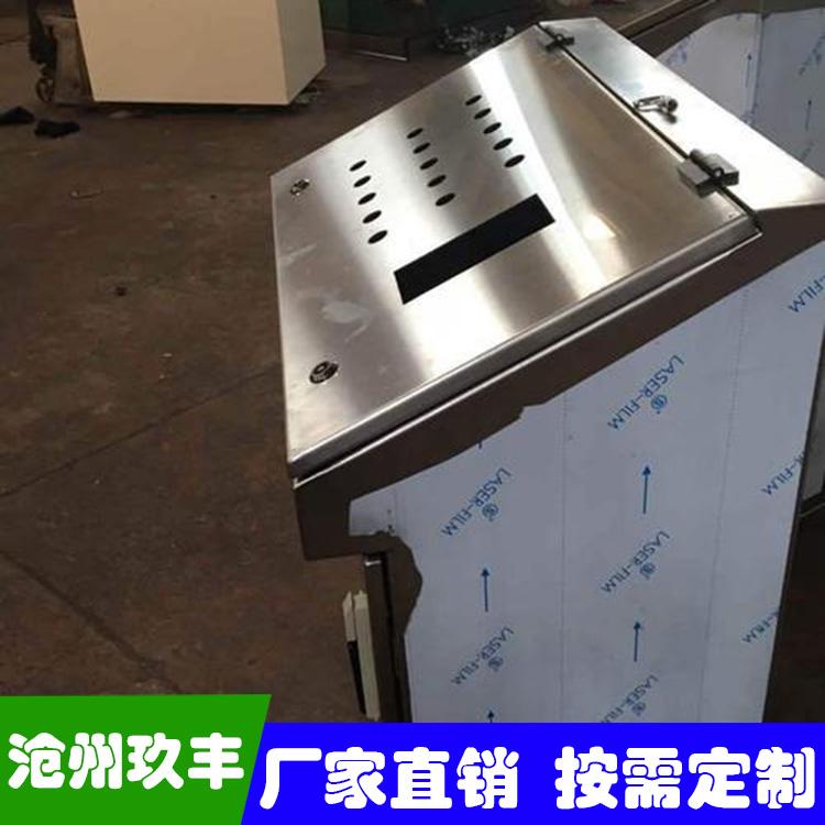 304电表箱外壳 机械设备外壳加工定制 不锈钢配电箱壳体 沧州玖丰2