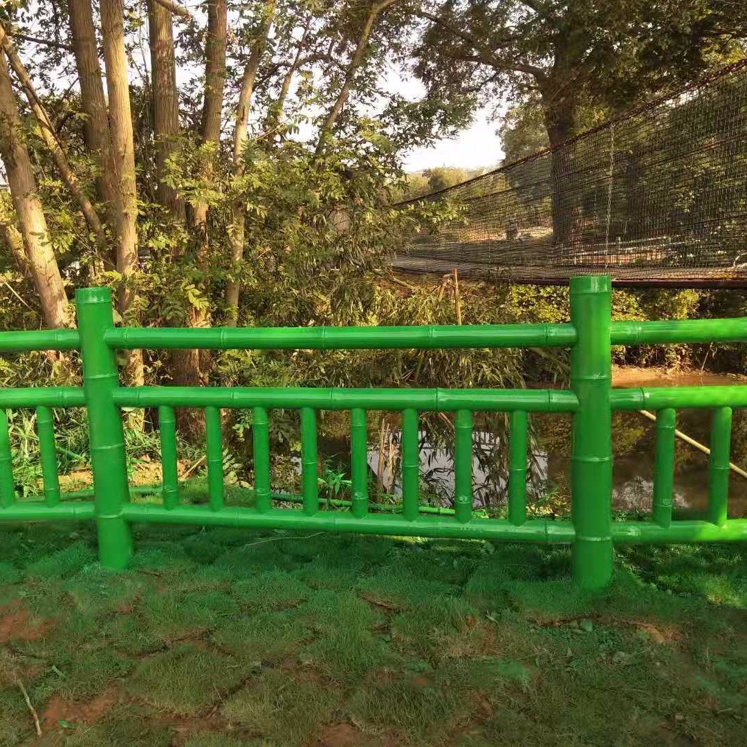 赣州仿木纹栏杆施工 艺高景观护栏 江西新农村建设生态仿木护栏围栏7