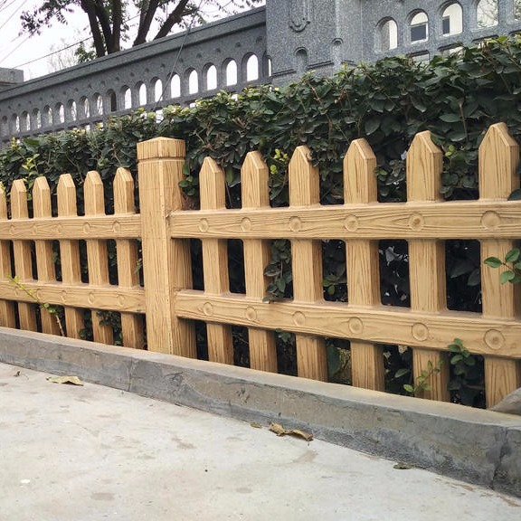 赣州仿木纹栏杆施工 艺高景观护栏 江西新农村建设生态仿木护栏围栏1