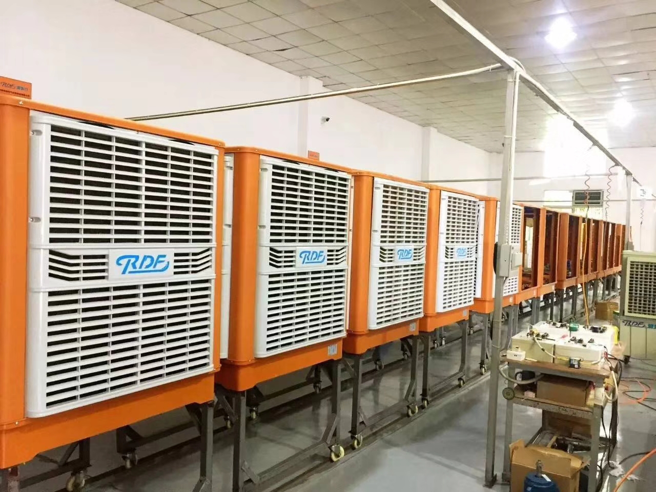 其他制冷设备 润东方环保空调原理与制作降温设备车间降温工程1