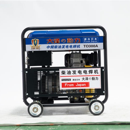 柴油发电机组 大泽动力250A氩弧焊发电电焊机 柴油发电电焊一体机