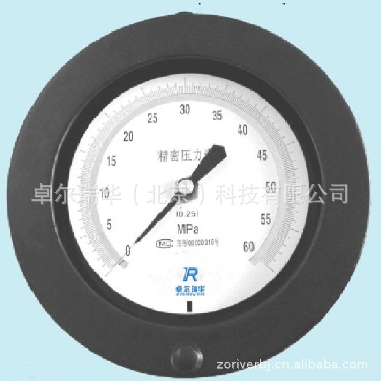 精密压力表 压力表选型 YB-160 带调零装置 北京卓尔瑞华
