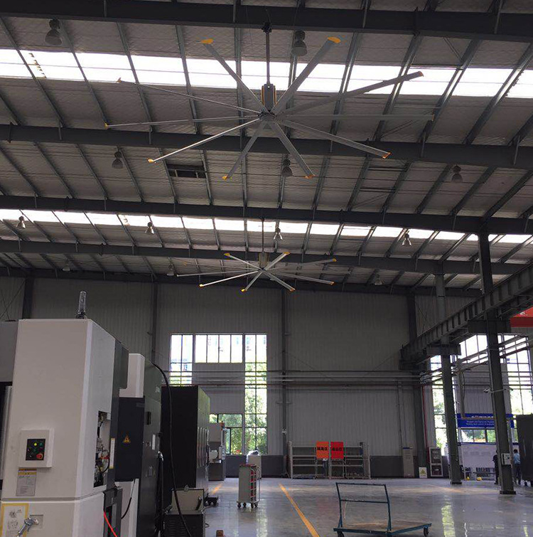 专业生产YESN670006 1.5KW6.7米6叶大型工业风扇3