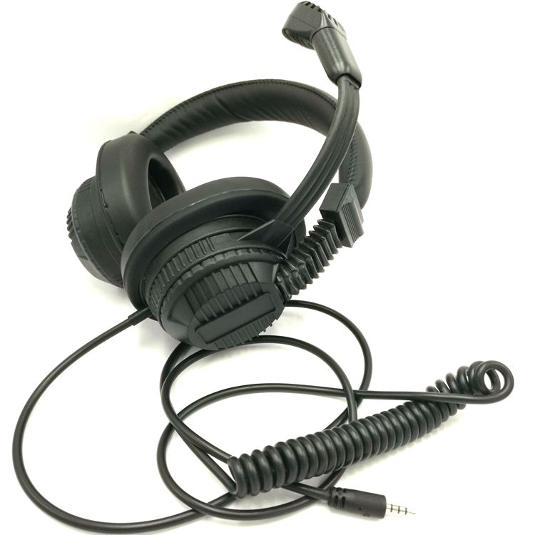 咪杆可270度转动 降噪耳机 头戴式语音室耳机 笔记本学习录音耳机 全包耳朵 弹线1