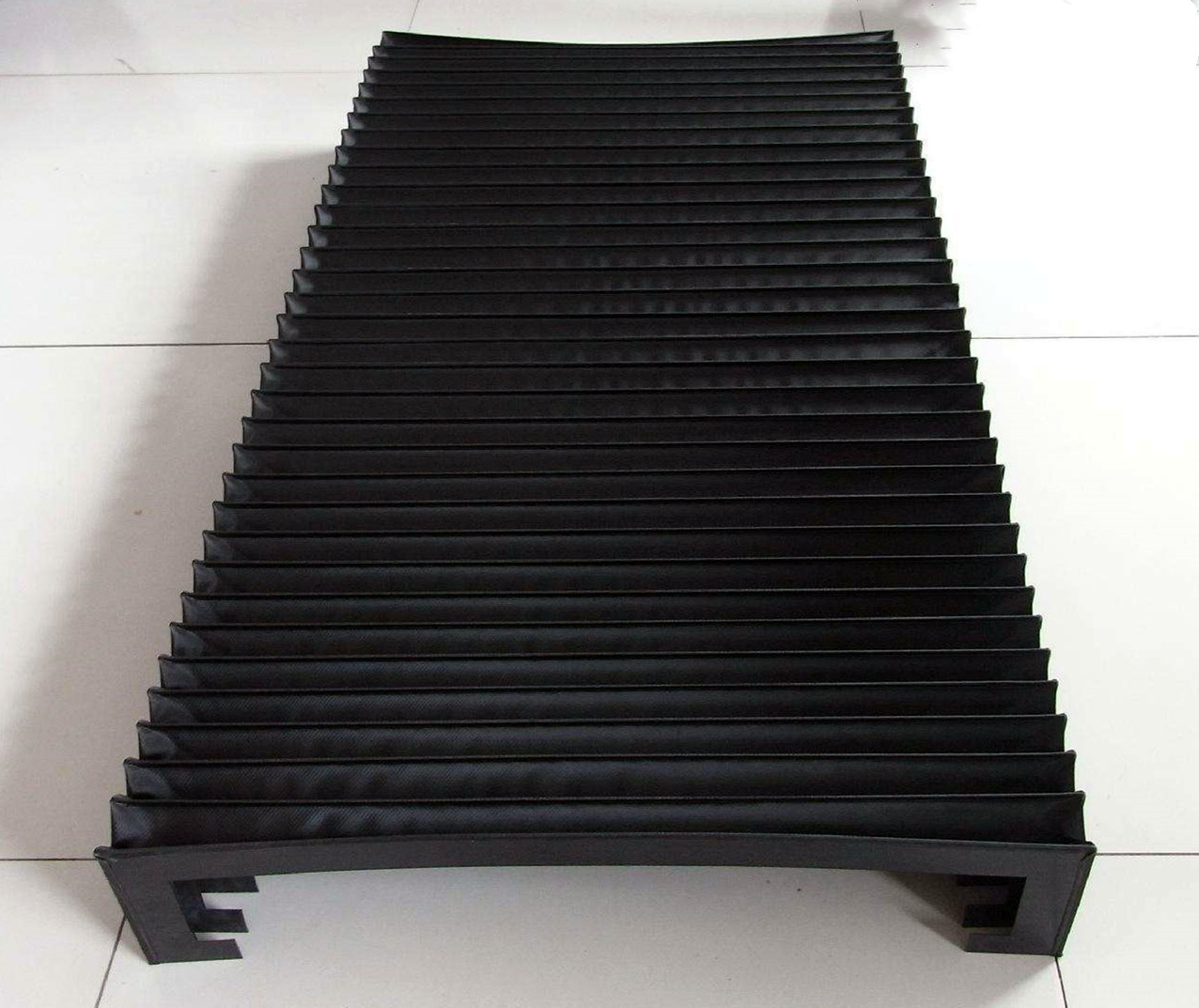 精晶雕刻机防尘折布生产厂家 铣床风琴防护罩 3150风琴护罩5