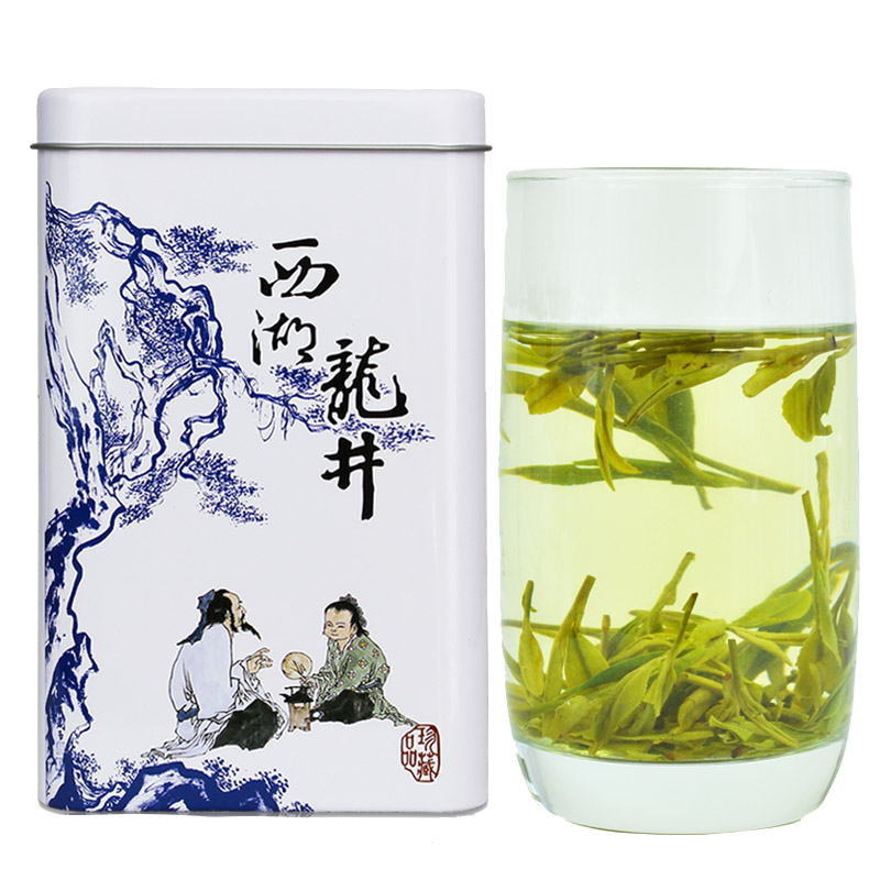 西湖龙井 龙井茶叶 2020年新茶 绿茶 250g礼盒 正宗雨前级浓香型散装1
