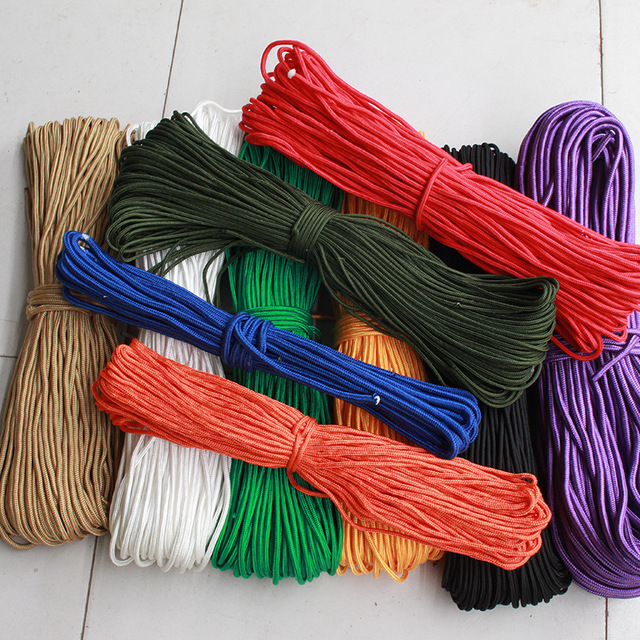 厂家批发直销彩绳耐磨防水编织多用绳结实耐用质地柔软绳库存量大3