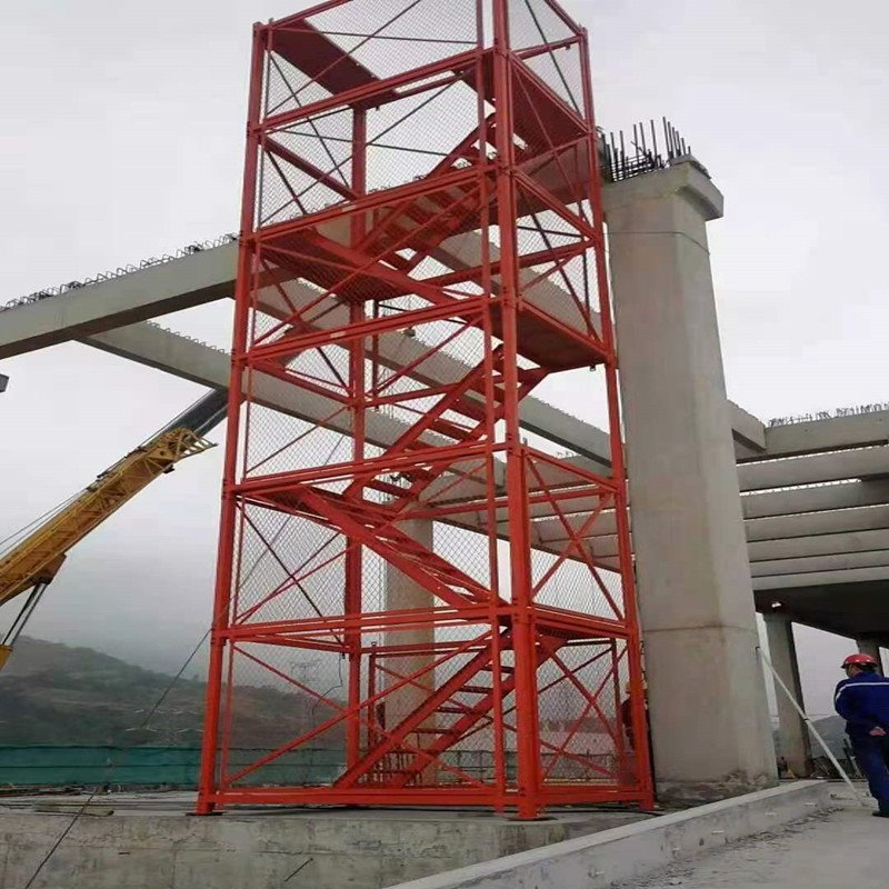 按需定制 固耐德 框架箱式梯笼 隧道施工安全梯笼 安全梯笼
