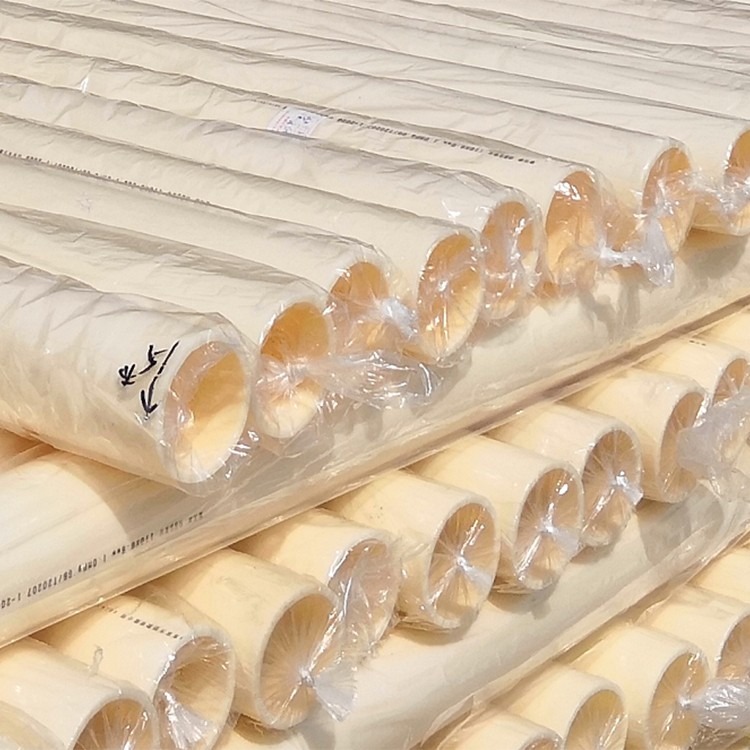 塑料管 厂家直销 食品输送管 米黄色管材 给水管 山东德州 ABS管材3