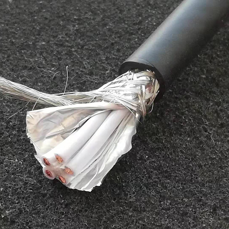 中山QGT5芯耐折屏蔽 1.5超细无氧铜耐磨拖链电缆 1.0 TRVVP5×0.12 0.75 0.5 0.2 0.35